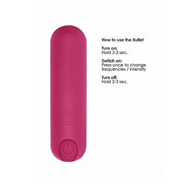 10 Speed Rechargeable Bullet - Pink